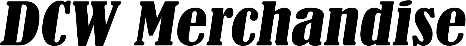 DCW Merchandise