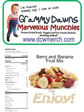 Berry and Banana  Fruit Mix